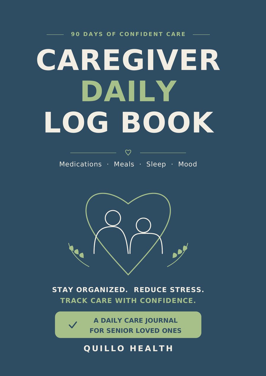 Caregiver Daily Log Book cover