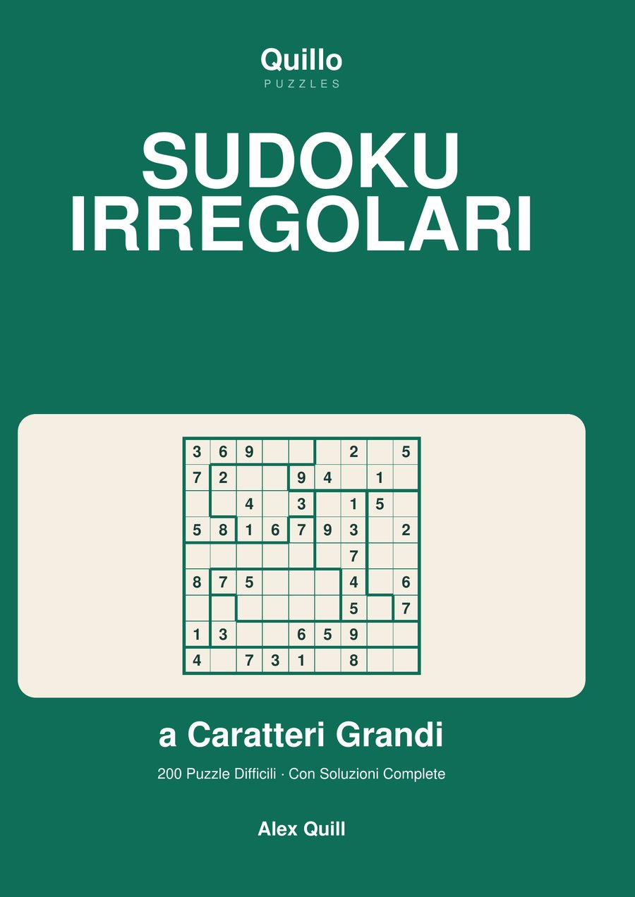 Sudoku Irregolari a Caratteri Grandi — Vol. 3 cover